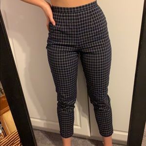 Vintage plaid trousers